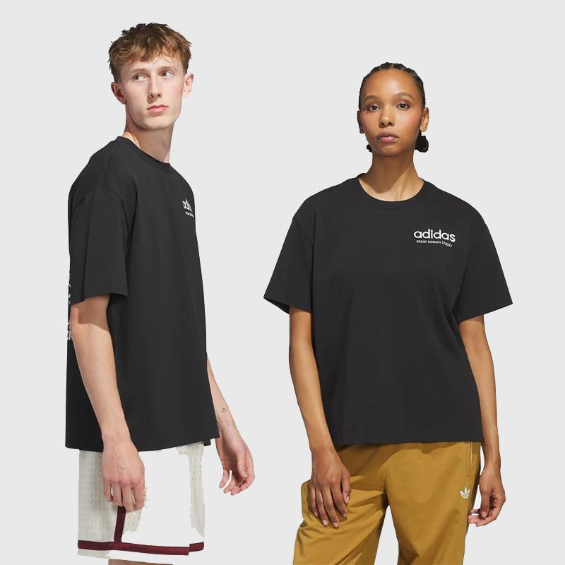 Adidas Sport Design GFX T-Shirt Shirt unisex detail view 5 | Dash Racegear — Lightweight Adidas Sport Design GFX T-Shirt for Everyday Wear