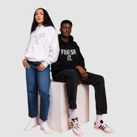 Adidas Terry Fox Finish It Hoodie Hoodie unisex front product view | Dash Racegear — Adidas Finish It Terry Fox Hoodie – Athletic and Purposeful Design