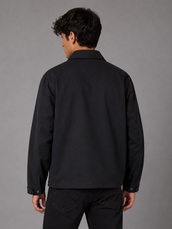 Adidas Wingrove II SPZL Jacket Jacket unisex detail view 6 | Dash Racegear — Wingrove II 2026 Adidas Spezial outer layer in black with compact details, collar finish, and casual utility