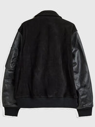 Adidas Y-3 x Mercedes Leather Racing Jacket Jacket unisex detail view 2 | Dash Racegear — Black leather Y-3 x Mercedes 2026 Adidas racing jacket, ideal for streetwear and bold outfits.