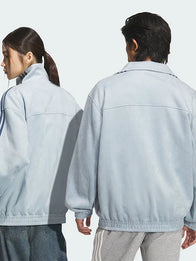 Adidas Ba Sing Se Jacket – Chinese New Year Jacket 2025/26 Jacket unisex detail view 8 | Dash Racegear — Unisex Adidas Chinese New Year 25/26 Ba Sing Se suede leather jacket with bold cultural-inspired detailing and contemporary urban flair