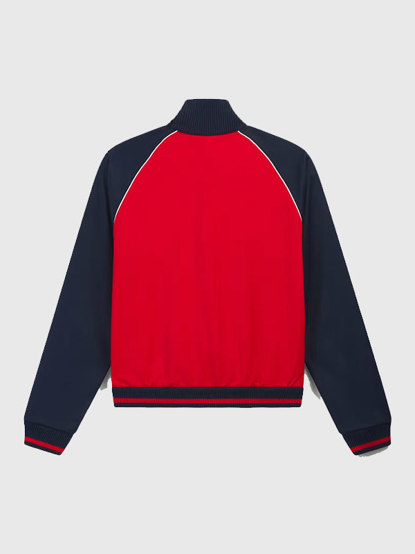 Adidas x Brain Dead x Disney Track Jacket Jacket unisex detail view 2 | Dash Racegear — Women's red track jacket from the Adidas x Brain Dead x Disney 2026 collection with a modern athletic silhouette.