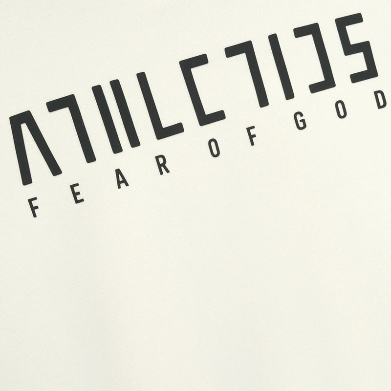 Adidas x Fear of God Essentials Athletics Cream Hoodie Hoodie unisex detail view 3 | Dash Racegear — Adidas x Fear of God Essentials Fleece Hoodie Cream