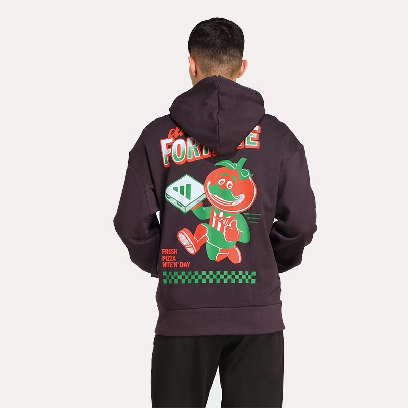 Adidas x Fortnite Zip Hoodie Hoodie unisex detail view 4 | Dash Racegear — Adidas Fortnite Hoodie – Full-Zip Gaming Collab
