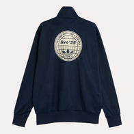 Adidas x Oasis Navy Blue Track Jacket Jacket unisex detail view 2 | Dash Racegear — Navy Streetwear Energy – Adidas x Oasis Track Jacket