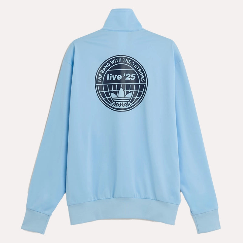 Adidas x Oasis Sky Blue Track Jacket Jacket unisex detail view 2 | Dash Racegear — Adidas Retro Layer – Oasis Track Jacket Collab Piece