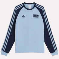 Adidas x Oasis Tour 3-Stripes Long Sleeves T-shirt Shirt unisex front product view | Dash Racegear — adidas x oasis tour 3-stripes long sleeve t-shirt