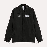 Adidas x Oasis Tour Coach Jacket Jacket unisex front product view | Dash Racegear — Coach Jacket by Adidas – Oasis Band Collab Style