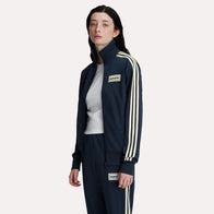 Adidas x Oasis Navy Blue Track Jacket Jacket unisex detail view 3 | Dash Racegear — Britpop Look – Navy Adidas x Oasis Track Layer