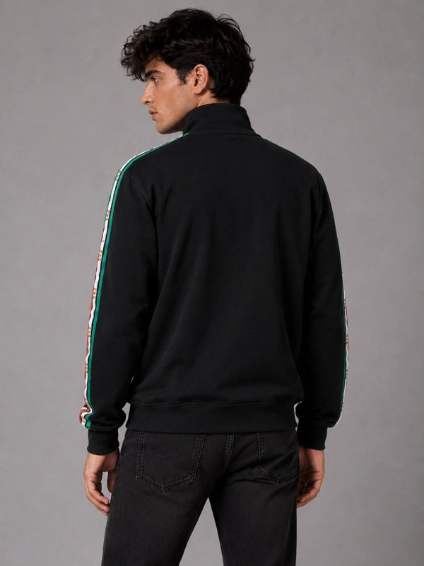Adidas x Someone Somewhere Mexico Track Jacket Jacket unisex detail view 6 | Dash Racegear — Black track jacket from Adidas x Someone Somewhere featuring Mexico identity, warm fabric, and sporty panel work