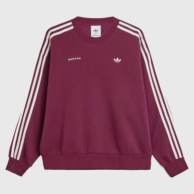 Adidas x Sporty & Rich Sweatshirt Sweatshirt unisex detail view 3 | Dash Racegear — Stylish Adidas x Sporty & Rich Pullover