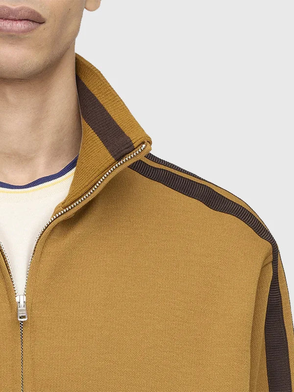 Adidas x Wales Bonner x Y-3 Track Jacket Jacket unisex detail view 3 | Dash Racegear — Adidas x Wales Bonner x Y-3 2026 brown jacket delivers a balanced mix of sporty structure and modern fashion sensibility.