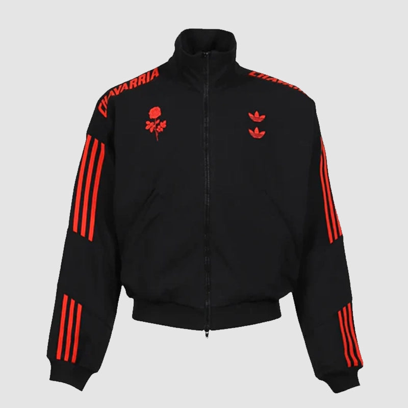 Adidas x Willy Chavarria Track Jacket Jacket unisex detail view 6 | Dash Racegear — Redefining track style, this Willy Chavarria jacket from Adidas fuses comfort with urban flair.