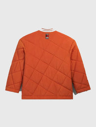 Adidas x Edison Chen Clot Wrap Jacket Jacket unisex detail view 5 | Dash Racegear — Vibrant orange Adidas Clot Wrap Puffer Jacket, stylish unisex fit with Edison Chen’s signature streetwear flair.