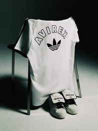 Adidas x Avirex T-shirt Shirt unisex detail view 2 | Dash Racegear — Bold statement Adidas x Avirex T-shirt with 90s attitude
