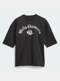 Adidas x Willy Chavarria T-shirt Shirt unisex detail view 3 | Dash Racegear — Black T-shirt by Adidas x Willy Chavarria, unisex fit with modern style for casual urban fashion.