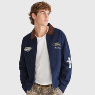 Aeropostale Ford Motor Co. Twill Jacket Jacket unisex detail view 2 | Dash Racegear — Aeropostale Ford twill jacket – Where classic cars meet classic fashion