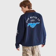 Aeropostale Ford Motor Co. Twill Jacket Jacket unisex detail view 4 | Dash Racegear — Authentic workwear spirit in Aeropostale's Ford Motor Co. twill coat