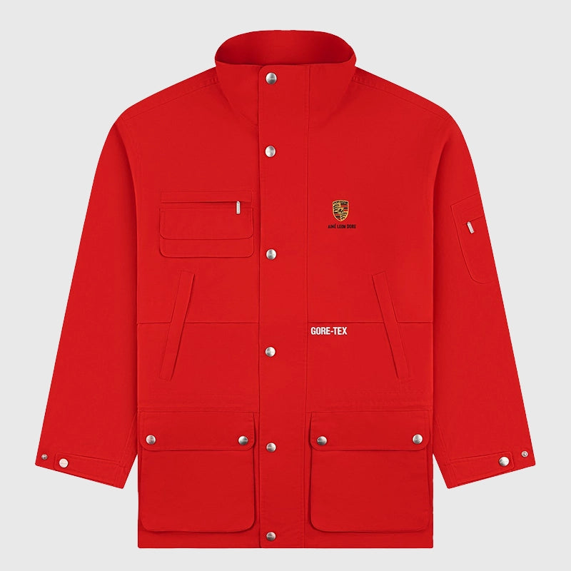 Aimé Leon Dore x Porsche Cabrio Jacket Jacket unisex detail view 2 | Dash Racegear — Street style featuring Aimé Leon Dore Porsche Cabrio Jacket