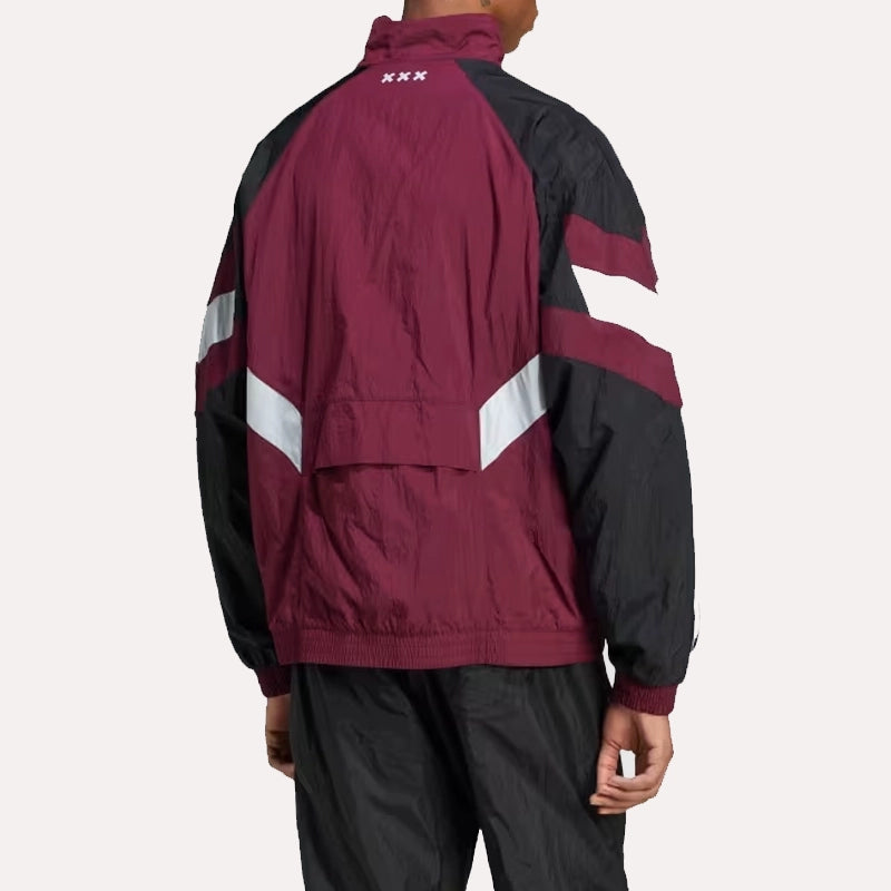 Adidas Ajax Amsterdam Track Jacket Jacket unisex detail view 3 | Dash Racegear — Ajax Team Track Jacket – Adidas Amsterdam Heritage Collection