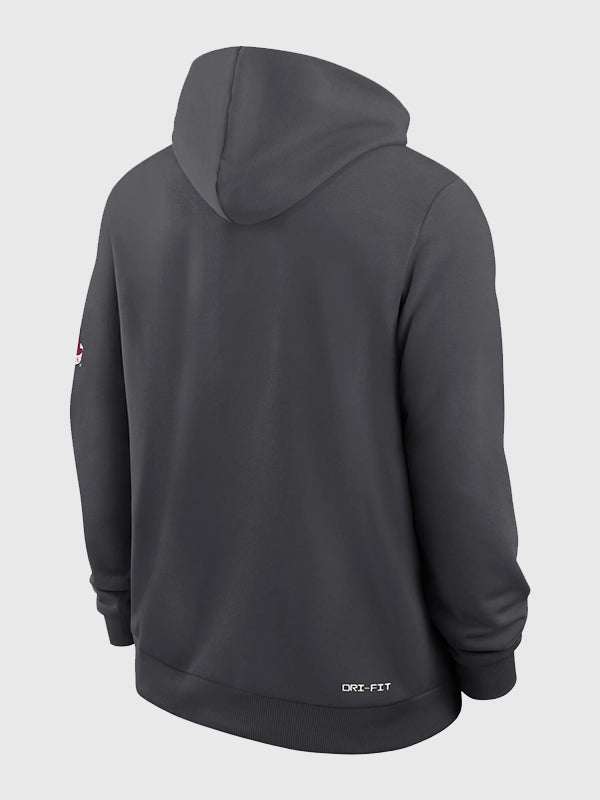 Alabama 2026 Nike Sideline Hoodie Hoodie unisex detail view 3 | Dash Racegear — Nike Alabama Standard Issue Dri-FIT hoodie blending premium performance with modern everyday wearability and collegiate style.