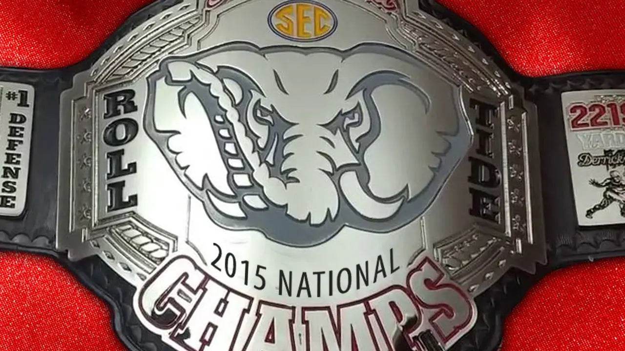 Alabama Roll tide 2015 National Championship Belt - 5 | Dash Racegear