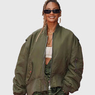 Alesha Dixon Britain’s Got Talent 2025 Bomber Jacket Bomber Jacket unisex detail view 4 | Dash Racegear — Glam Alesha Dixon BGT 2025 bomber jacket fashion moment