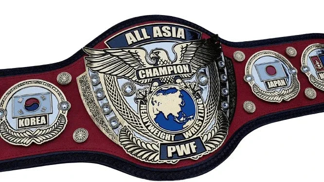 All Japan Pro-Wrestling PWF Asia Wrestling Championship Title Belt - 1 | Dash Racegear