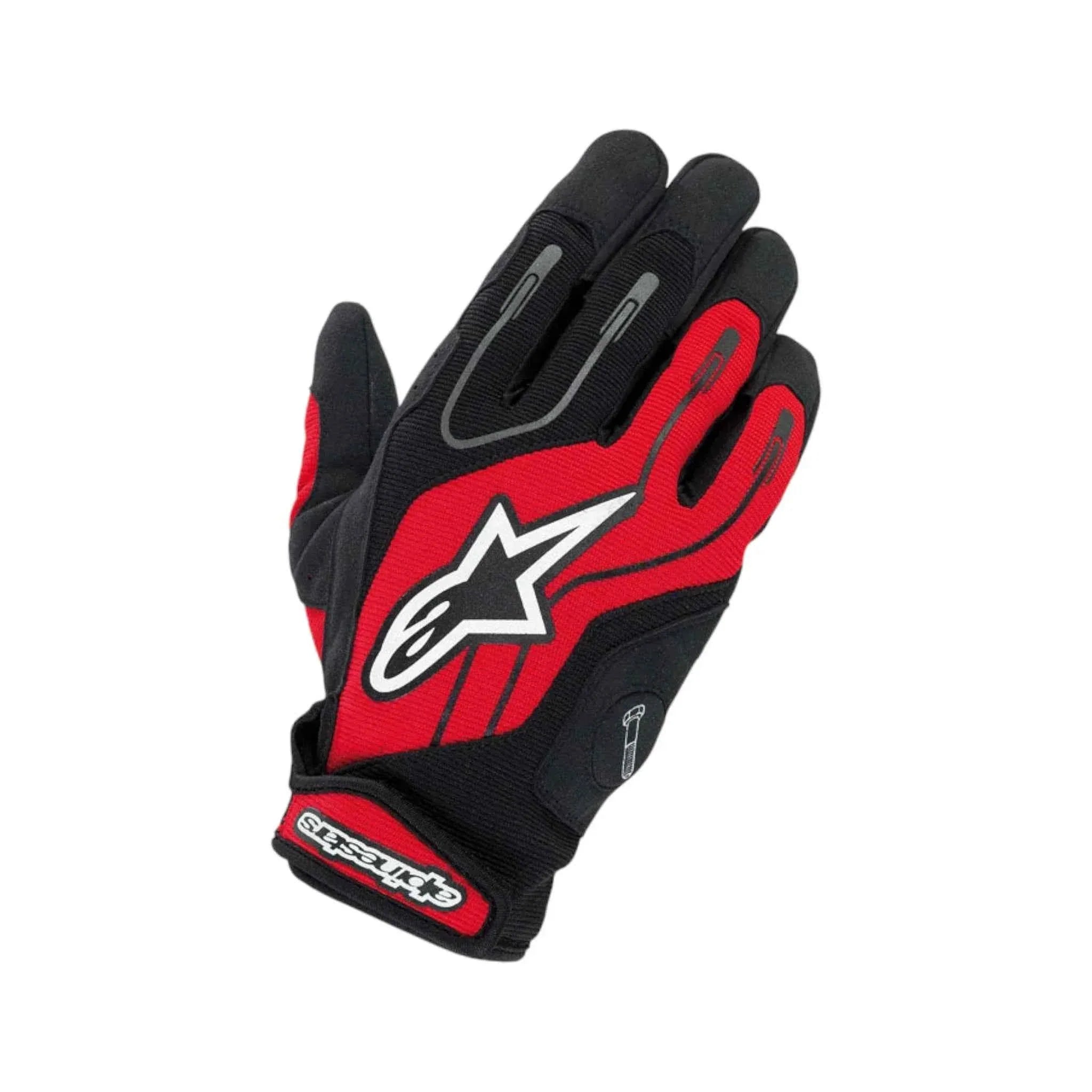 Alpinestars Engine Mechanics Gloves - X-Small, Red | DASH RACEGEAR