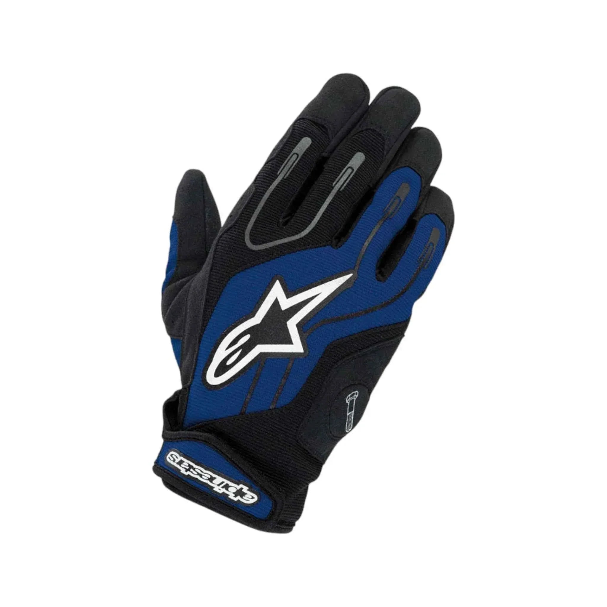 Alpinestars Engine Mechanics Gloves - X-Small, Bule | DASH RACEGEAR