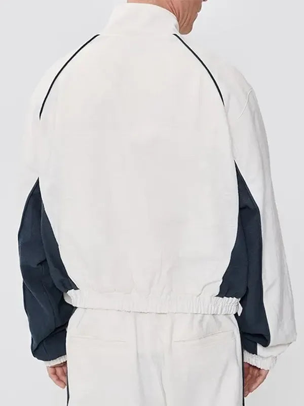 American Idol S23 Lionel Richie Track Jacket Jacket unisex detail view 3 | Dash Racegear — Lionel Richie American Idol S23 jacket in white, great for casual and street-ready outfits.
