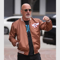 Howie Mandel America’s Got Talent Brown Jacket Jacket unisex detail view 2 | Dash Racegear — Howie Mandel AGT stylish brown outerwear