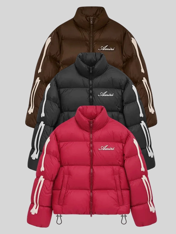 Amiri Puffer Jacket Puffer Jacket unisex front product view | Dash Racegear — Amiri quilted puffer coat combining warmth with refined aesthetics