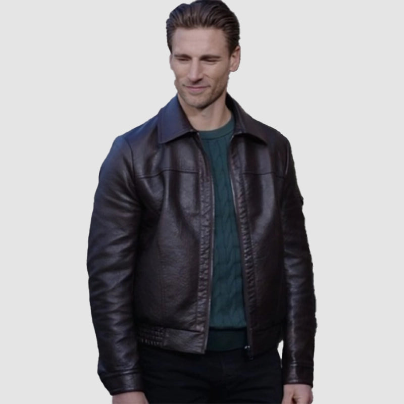 The Reluctant Royal Andrew W. Walker Leather Jacket Leather Jacket unisex detail view 5 | Dash Racegear — Andrew W. Walker Black Leather Jacket