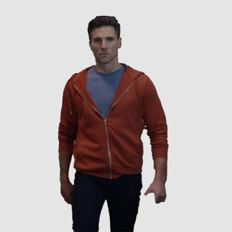 The Reluctant Royal Andrew W. Walker Hoodie Hoodie unisex detail view 4 | Dash Racegear — Grey Hoodie Seen in The Reluctant Royal – Andrew W. Walker Style
