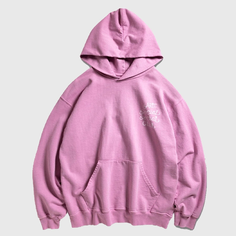 Anti Social Social Club Airbrushed Hoodie Hoodie unisex front product view | Dash Racegear — Anti Social Social Club Airbrushed Fashion Hoodie