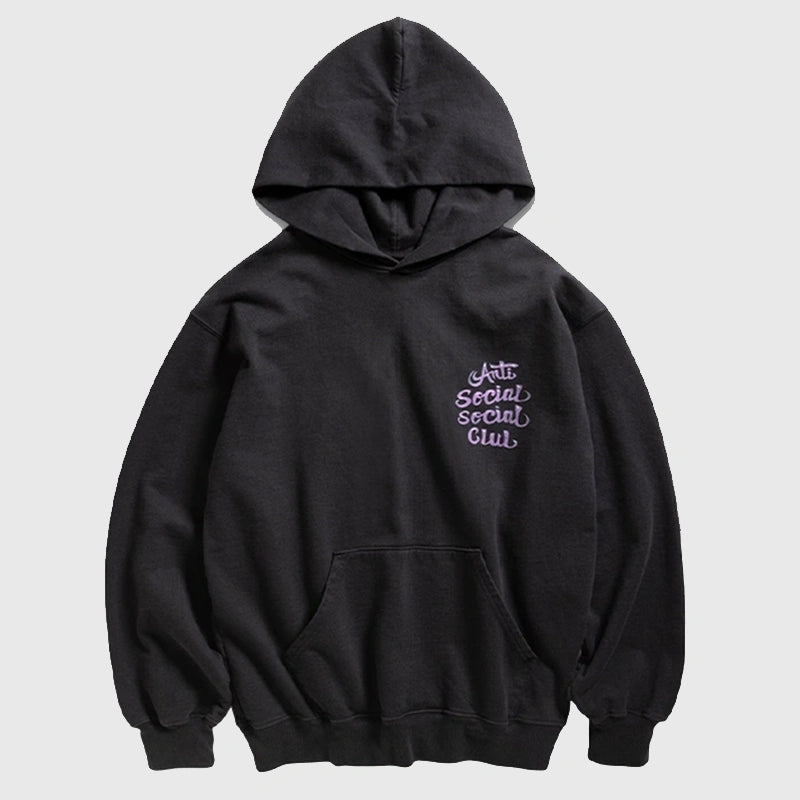 Anti Social Social Club Airbrushed Hoodie Hoodie unisex detail view 3 | Dash Racegear — Anti Social Social Club Graffiti Airbrushed Hoodie