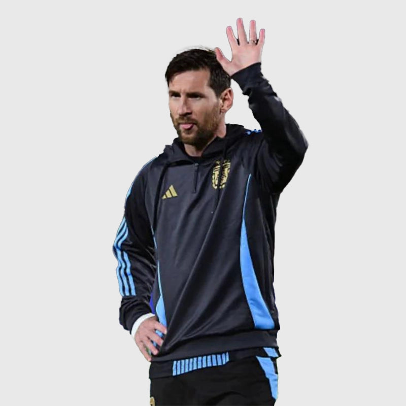 Lionel Messi Argentina Last Home Game Hoodie Hoodie unisex detail view 4 | Dash Racegear — Argentina Hoodie Lionel Messi Last Home Game 2025