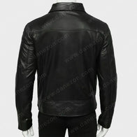 Arrow Oliver Queen Black Motorcycle Jacket Biker Jacket unisex detail view 4 | Dash Racegear — Stephen Amell Arrow Black Motorcycle Jacket