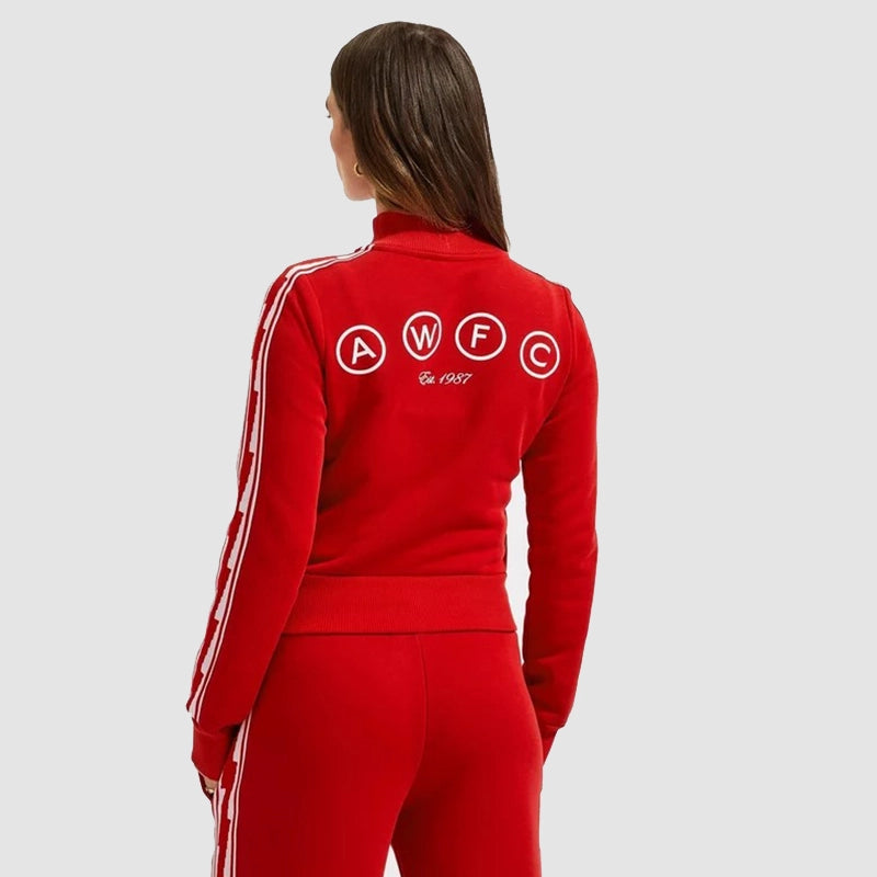 Arsenal AWFC Track Jacket Jacket unisex detail view 3 | Dash Racegear — AWFC Arsenal Football Jacket – Iconic Track Design for Every Occasion
