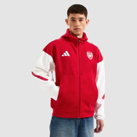 Arsenal 25/26 Home Anthem Jacket Jacket unisex front product view | Dash Racegear — Arsenal 2025/26 Season Jacket – Home Anthem Top