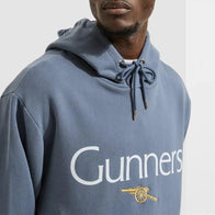 Arsenal Gunners Blue Hoodie Hoodie unisex detail view 3 | Dash Racegear — Stylish Arsenal Gunners pullover hoodie in blue