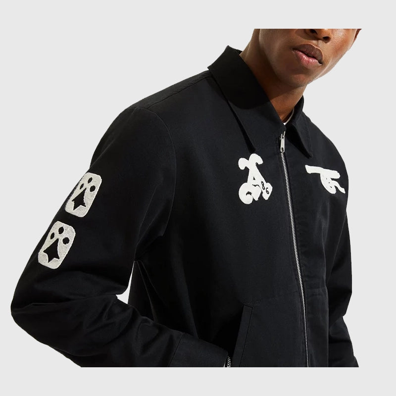 Arsenal N7 Pre-Historic Jacket Jacket unisex detail view 4 | Dash Racegear — Arsenal N7 Pre-Historic Heritage Inspired Fashion Jacket