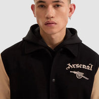 Arsenal North London Varsity Jacket Varsity Jacket unisex detail view 4 | Dash Racegear — North London Arsenal Jacket with Team Logo at the chest.