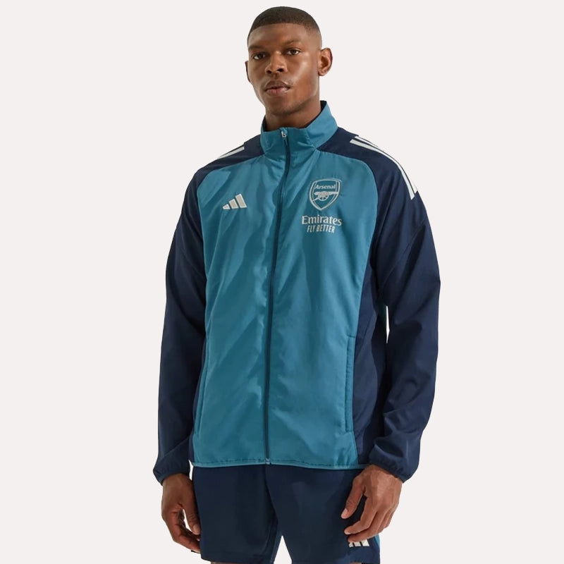 Arsenal adidas 25/26 Presentation Jacket Jacket unisex detail view 2 | Dash Racegear — Gunners Gear – adidas 2025-26 Arsenal Club Jacket