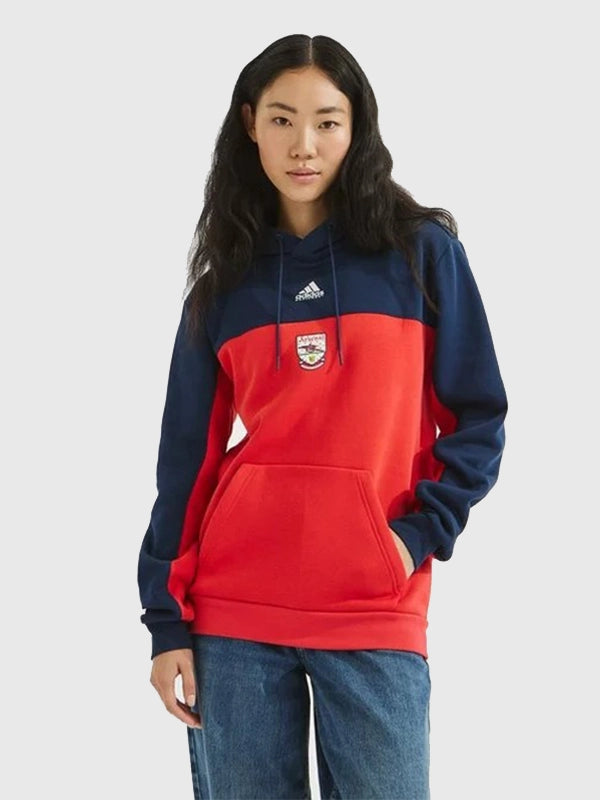Arsenal adidas 92/94 Bringback Hoodie Hoodie unisex detail view 2 | Dash Racegear — Throwback Arsenal hoodie from adidas in classic 92/94 styling