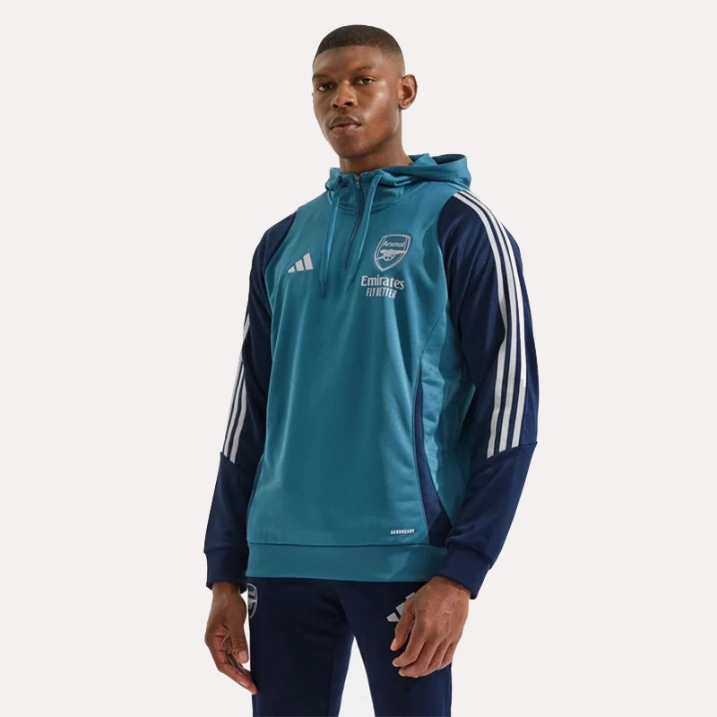 Arsenal adidas 25/26 Training Hoodie Hoodie unisex detail view 2 | Dash Racegear — Team Arsenal Hoodie – 2025/26 adidas Collection Piece