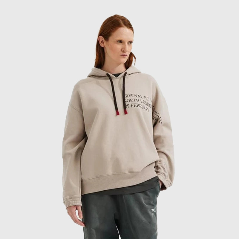 Arsenal x A-COLD-WALL* Derby Hoodie Hoodie unisex detail view 2 | Dash Racegear — Stylish Arsenal Derby hoodie with A-COLD-WALL architectural influence