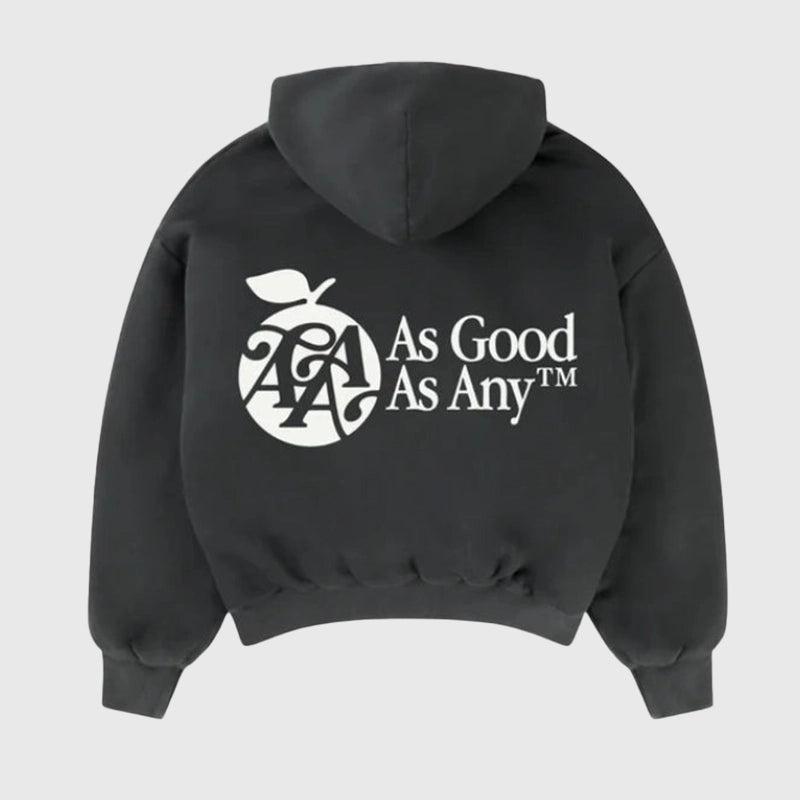As Good As Any Hoodie Hoodie unisex detail view 2 | Dash Racegear — Soft fleece hoodie from As Good As Any for casual wear