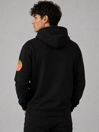 Atlanta Hawks Magic City Hoodie Hoodie unisex detail view 4 | Dash Racegear — Black Atlanta Hawks fleece pullover with Magic City branding, cotton-rich surface, and laid-back fit